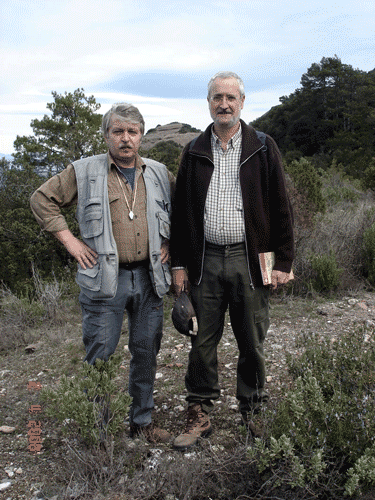 Radchenko y Xavier Espadaler en el campo